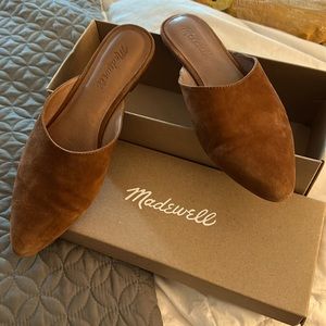 Madewell suede mules